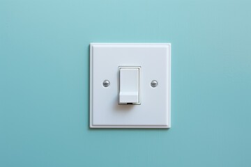 image of a light switch turned off in a daytime
