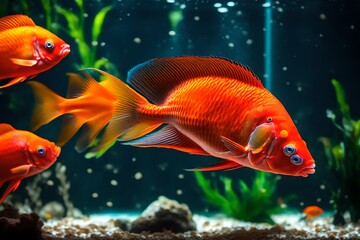Fototapeta premium fishes in aquarium