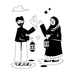 Muslim Couple 