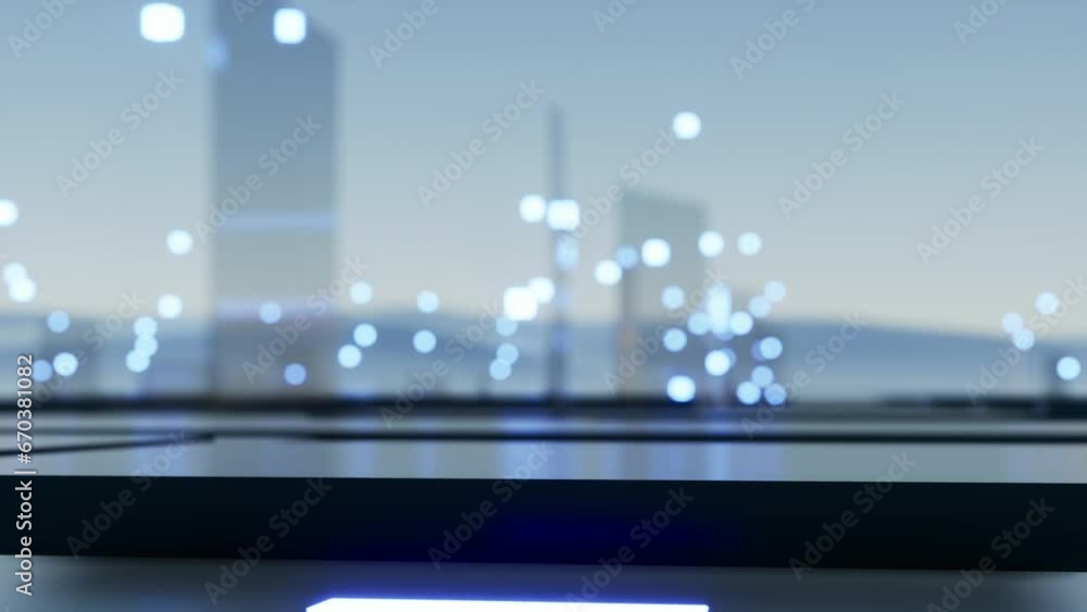 Poster animated technology background for digital network engineering floor