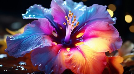 Beautiful purple flower - Powered by Adobe