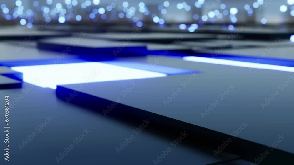 Poster animated technology background for digital network engineering floor