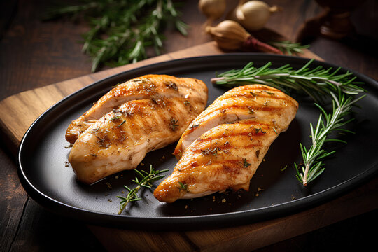 Baked Chicken Breast with Rosemary