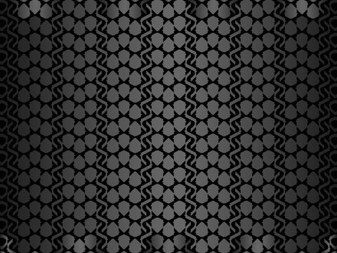 Abstract dark background with metallic luxury shapes. Perfect for Banners, Plaques, Posters, Flyers and Banner Designs. Eps10 vector template. © Wendi