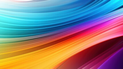 Fototapeta premium Stunning 3D rendering of an abstract multicolored spectrum.