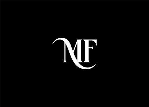 MF   letter logo design and initial logo
