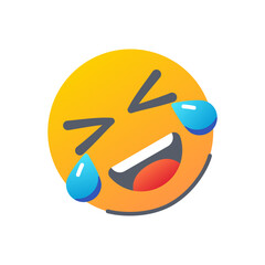 rolling laugh emoji icon