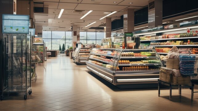 Supermarket, AI generated Image