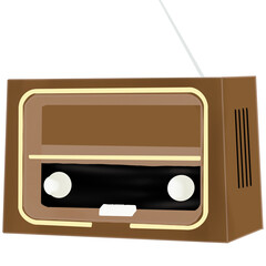 retro radio icon