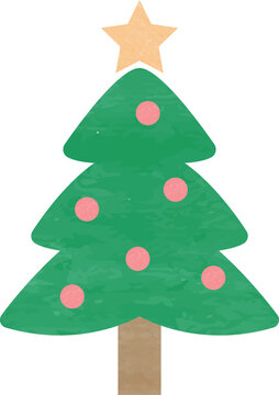 Christmas tree Vector image or clip art