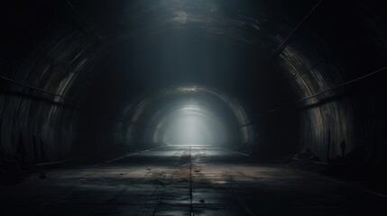 Road tunnel, AI generated Image