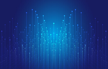 Rising point line Internet technology technology background