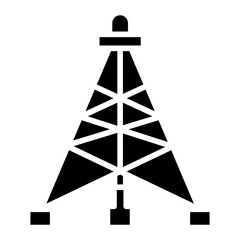 Fototapeta premium Derrick Icon