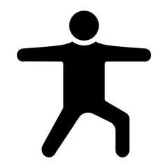 Warrior Pose Right Icon