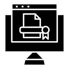 Online Certificate Icon