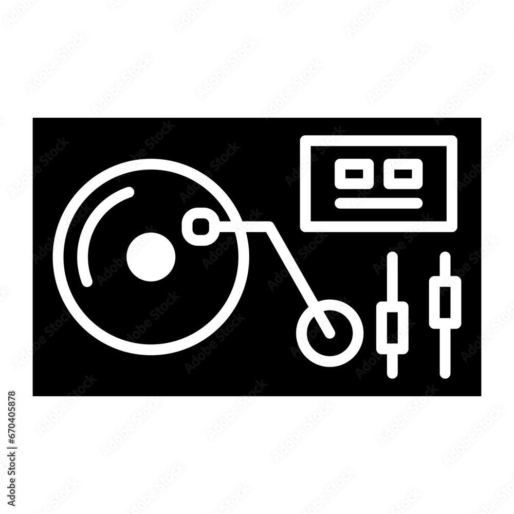 Poster turntable icon