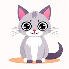 Cute Cat, Adorable Baby Animal kitten, pet friend animal cuteness,
