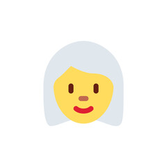 Fototapeta premium Woman: White Hair