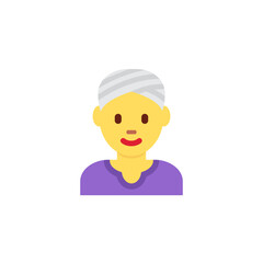 Woman Wearing Turban