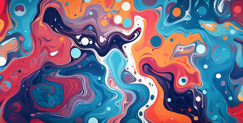 Obraz premium abstract background, red and yellow abstract, sine wave visualizer beautiful vivid