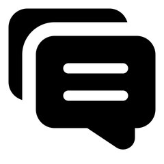 Conversation line icon