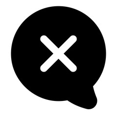 Delete email line icon