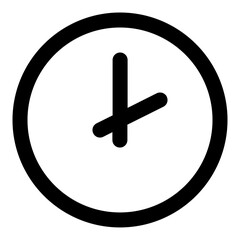 Fototapeta premium Clock line icon