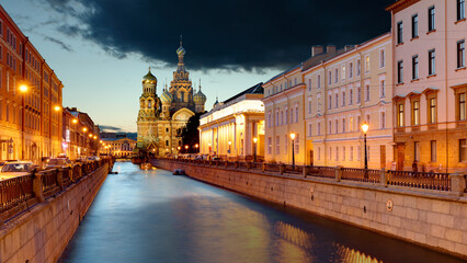 Fototapeta premium Church of the Saviour on Spilled Blood, St. Petersburg, Russia
