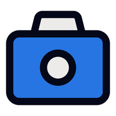 Digital camera line icon