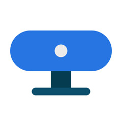 Smart doorbell line icon