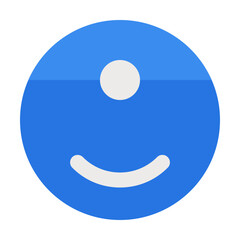 Robot vacuum cleaner line icon