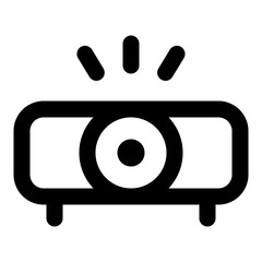 Fototapeta premium Projector line icon