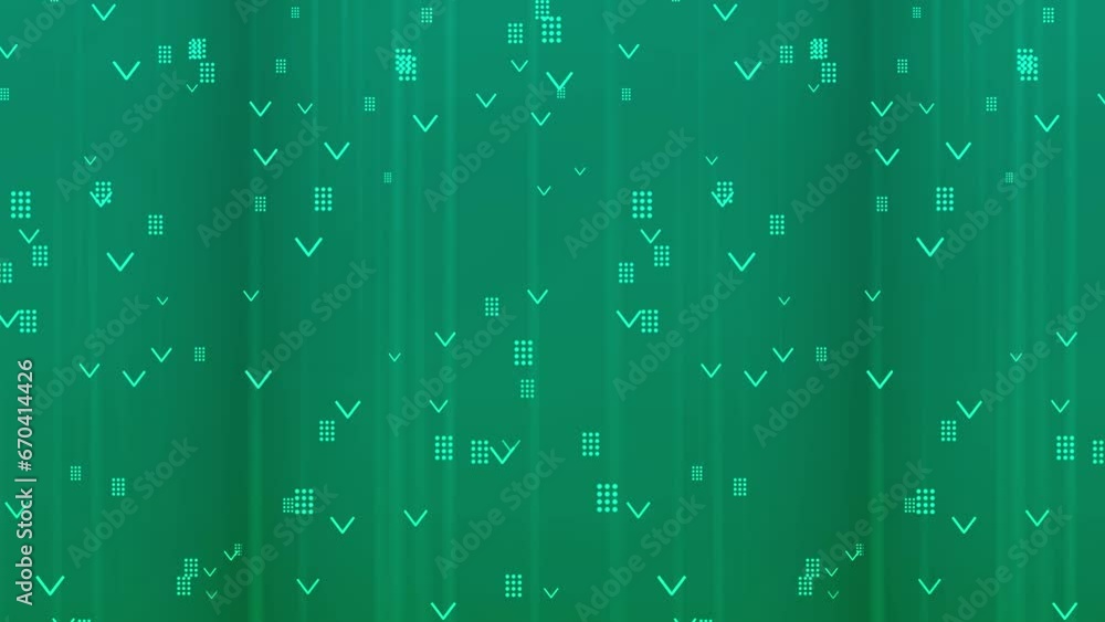 Aufkleber technology arrow moving animation with blue background. arrows pointing right with charts . e_1418