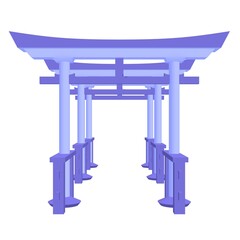 Torii sacred traditional gate Japan shintoism religion.