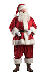Christmas Santa Claus isolated on transparent background PNG