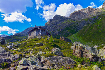 Das Lareintal, Seitental des Paznauntals in Tirol (Österreich)