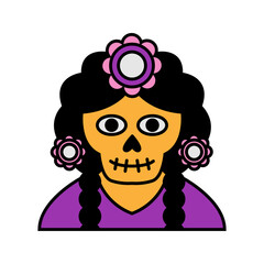 Spirit Colored Outline Style in Design Icon