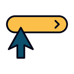 Call to action line icon