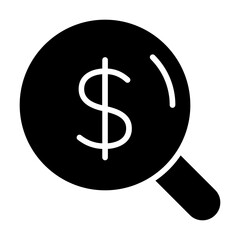 Paid Search Advertising line icon