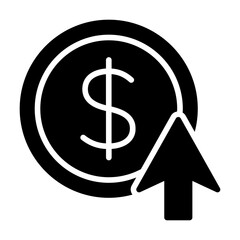 Pay per click line icon