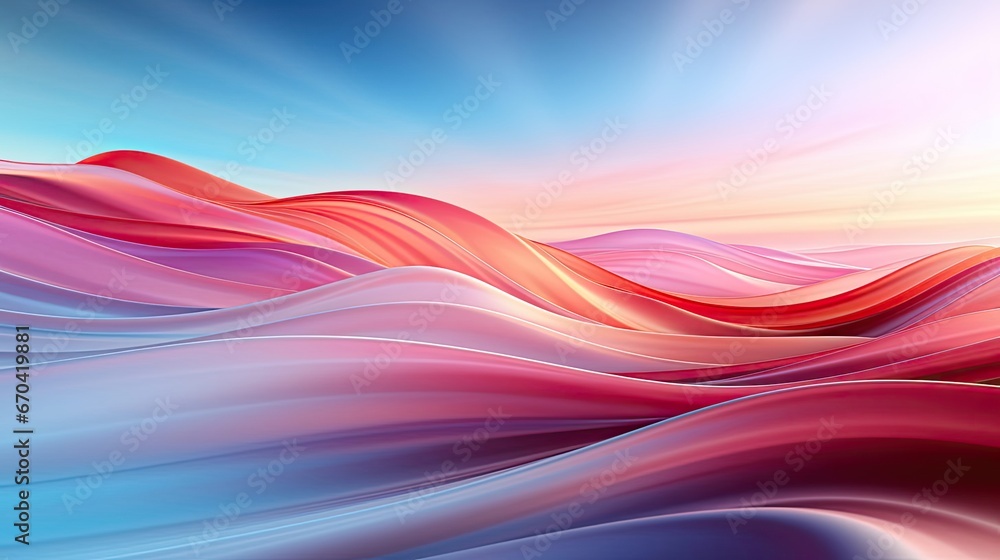 Wall mural blurred rainbow light refraction texture overlay effect for photo and mockups. organic drop diagonal
