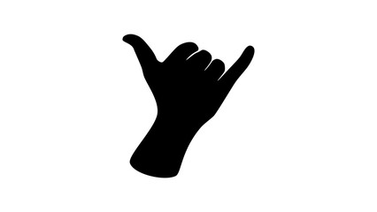 Shaka sign, hang loose, It consists of extending the thumb and smallest finger while holding the three middle fingers curled