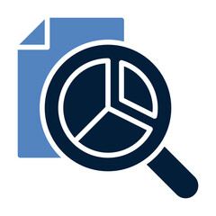Data analysis line icon