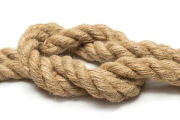 Coiled rope knot