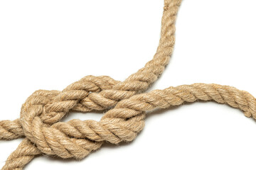 Coiled rope knot