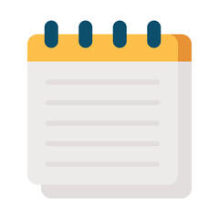 Memo pads line icon