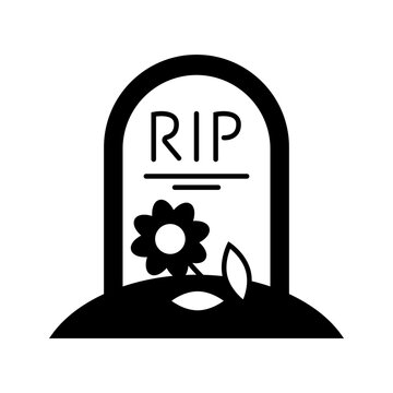 Tombstone Glyph Style in Design Icon