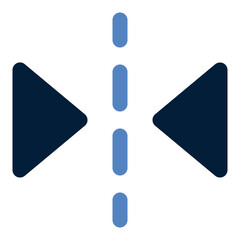 Mirror line icon
