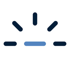 Brightness line icon