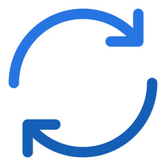 Rotate line icon